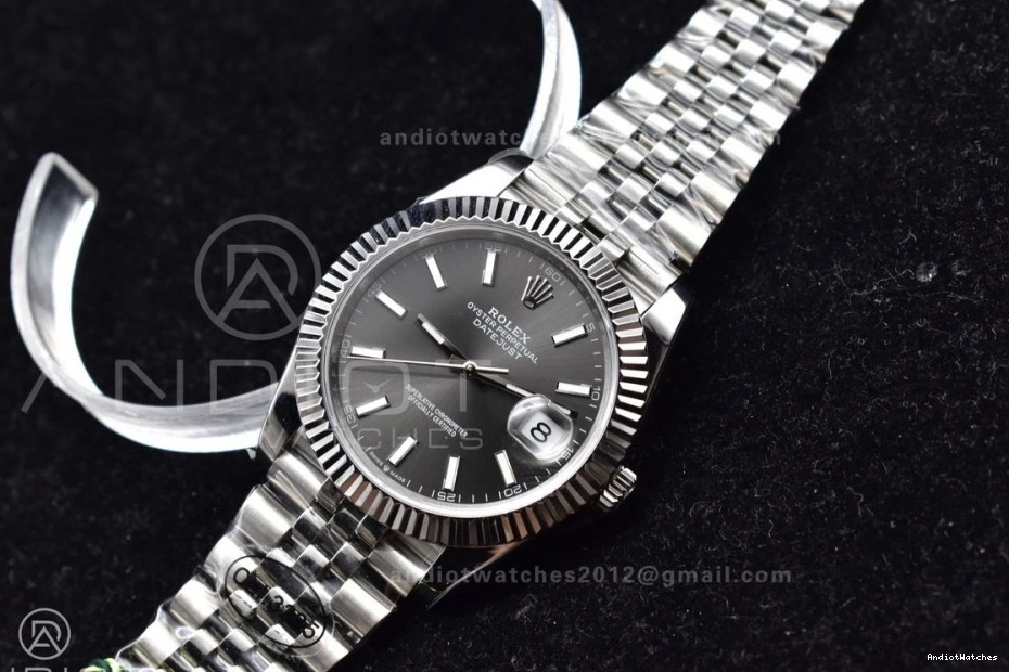DateJust Edition SA 126334 904L Casual Steel Dial 1:1 Bracelet Stick DIWF on 639 Grey Best 41 Jubilee 0110